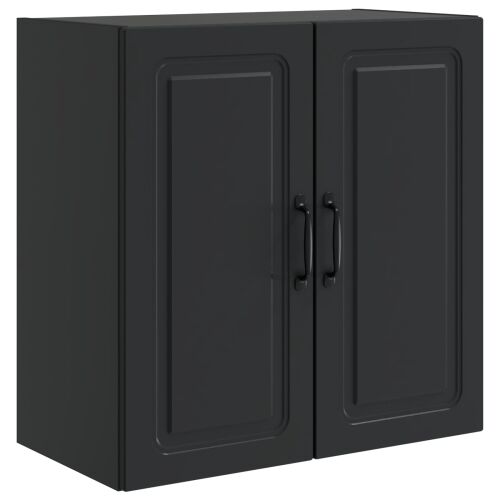 Ormar za montažu na zid 59 x 31 x 60 cm Konstruirano drvo Crna - Crna 59 x 31 x 60 cm Cijena