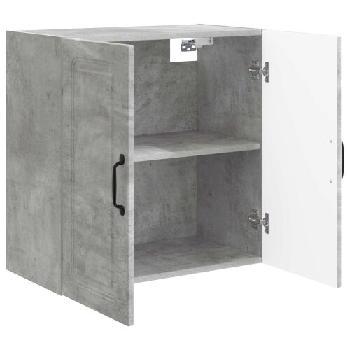 Ormar za montažu na zid 59 x 31 x 60 cm Konstruirano drvo - Beton siva 59 x 31 x 60 cm Cijena