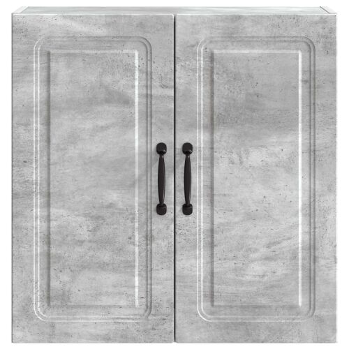 Ormar za montažu na zid 59 x 31 x 60 cm Konstruirano drvo - Beton siva 59 x 31 x 60 cm Cijena