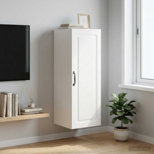 Ormar za montažu na zid 33 x 34,5 x 90 cm Konstruirano drvo - Bijela 33 x 34,5 x 90 cm Cijena
