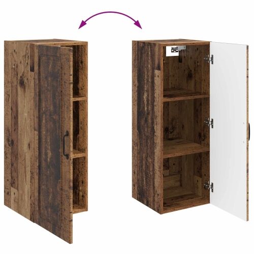 Ormar za montažu na zid 33 x 34,5 x 90 cm Konstruirano drvo - Staro drvo 33 x 34,5 x 90 cm Cijena