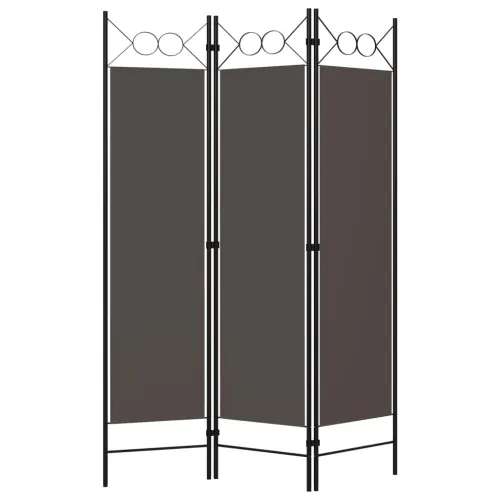 Paravan - Sobna pregrada s 3 panela antracit 120 x 180 cm - Antracit 3 Cijena