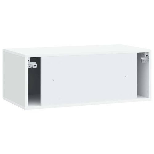 TV ormar za zid Bijela 78,5 x 41 x 30 cm Konstruirano drvo - Bijela 78,5 x 41 cm Cijena