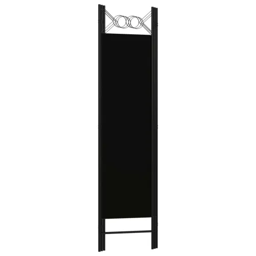 Paravan - Sobna pregrada s 3 panela crna 120 x 180 cm - Crna 3 Cijena