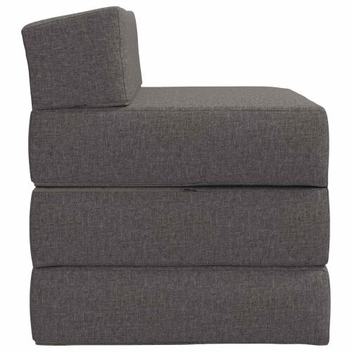 Sofa na razvlačenje Svjetlosiva 70 x 60 x 63 cm Tkanina - Svjetlosiva 200 x 70 x 15 cm Tkanina Cijena