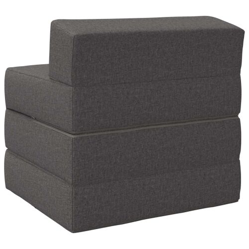 Sofa na razvlačenje Svjetlosiva 70 x 60 x 63 cm Tkanina - Svjetlosiva 200 x 70 x 15 cm Tkanina Cijena