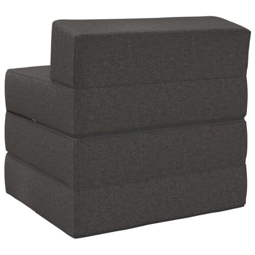 Sofa na razvlačenje Tamnosiva 200 x 70 x 15 cm Tkanina - Tamnosiva 200 x 70 x 15 cm Tkanina Cijena