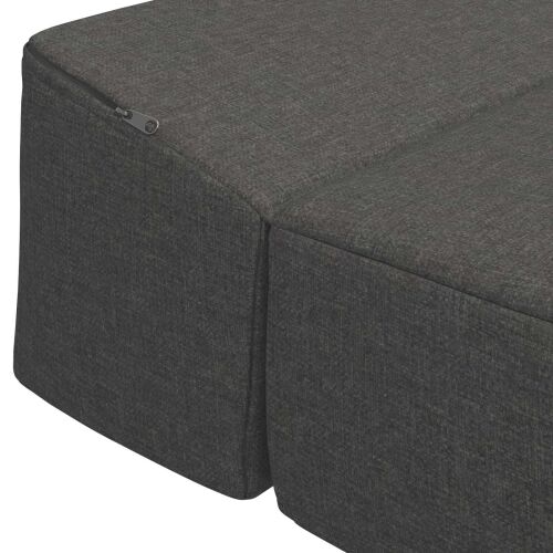 Sofa na razvlačenje Tamnosiva 200 x 70 x 15 cm Tkanina - Tamnosiva 200 x 70 x 15 cm Tkanina Cijena