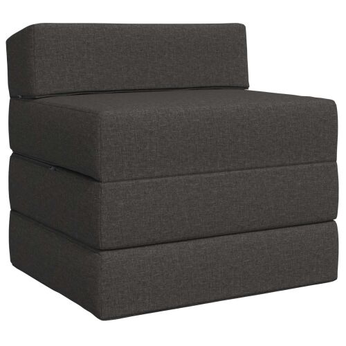 Sofa na razvlačenje Tamnosiva 200 x 70 x 15 cm Tkanina - Tamnosiva 200 x 70 x 15 cm Tkanina Cijena
