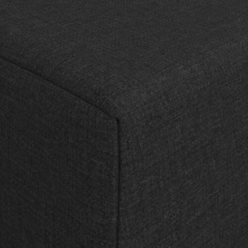 Sofa na razvlačenje Crna 200 x 70 x 15 cm Tkanina - Crna 200 x 70 x 15 cm Tkanina Cijena