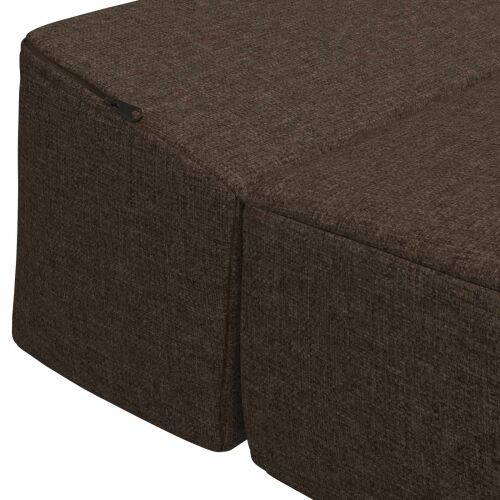 Sofa na razvlačenje Sivosmeđa 200 x 70 x 15 cm Tkanina - Sivosmeđa 200 x 70 x 15 cm Tkanina Cijena