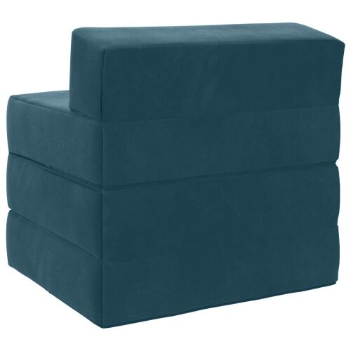 Sofa na razvlačenje Plava 200 x 70 x 15 cm Baršun - Plava 200 x 70 x 15 cm Baršun Cijena