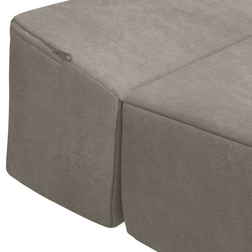 Sofa na razvlačenje Svjetlosiva 200 x 70 x 15 cm Baršun - Svjetlosiva 200 x 70 x 15 cm Baršun Cijena