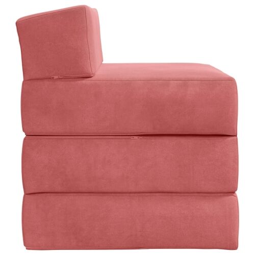 Sofa na razvlačenje Ružičasta 200 x 70 x 15 cm Baršun - Ružičasta 200 x 70 x 15 cm Baršun Cijena