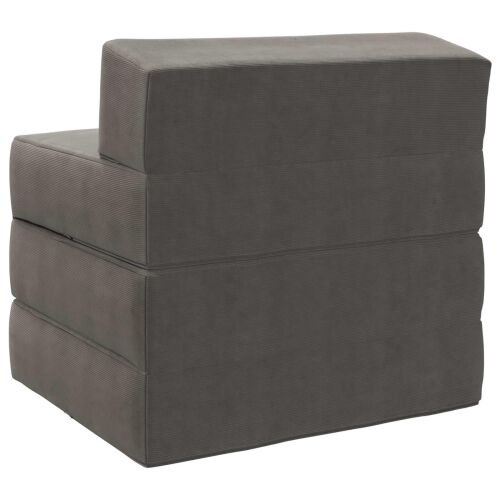 Sofa na razvlačenje Svjetlosiva 200 x 70 x 15 cm - Svjetlosiva 200 x 70 x 15 cm Baršunasta tkanina Cijena
