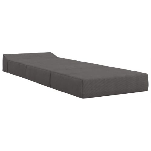Sofa na razvlačenje Tamnosiva 200 x 70 x 15 cm Kordura tekstil - Tamnosiva 200 x 70 x 15 cm Baršunasta tkanina Cijena