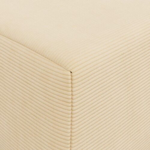 Sofa na razvlačenje Krem 200 x 70 x 15 cm Kordura tekstil - Krem 200 x 70 x 15 cm Baršunasta tkanina Cijena