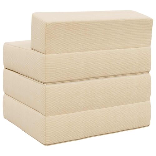 Sofa na razvlačenje Krem 200 x 70 x 15 cm Kordura tekstil - Krem 200 x 70 x 15 cm Baršunasta tkanina Cijena
