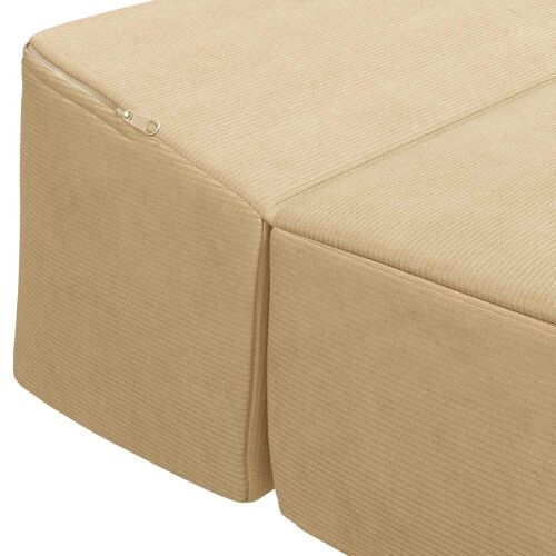 Sofa na razvlačenje Svijetlozeleni sivi 200 x 70 x 15 cm - Svijetlo zelena siva 200 x 70 x 15 cm Baršunasta tkanina Cijena