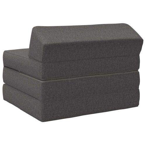 Sofa na razvlačenje Svjetlosiva 200 x 70 x 10 cm Tkanina - Svjetlosiva 200 x 70 x 10 cm Tkanina Cijena