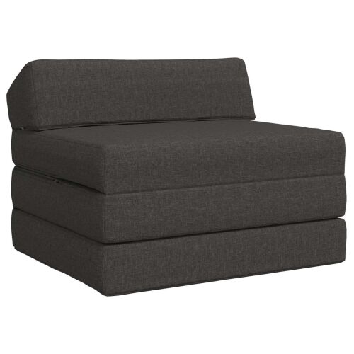 Sofa na razvlačenje Tamnosiva 200 x 70 x 10 cm Tkanina - Tamnosiva 200 x 70 x 10 cm Tkanina Cijena