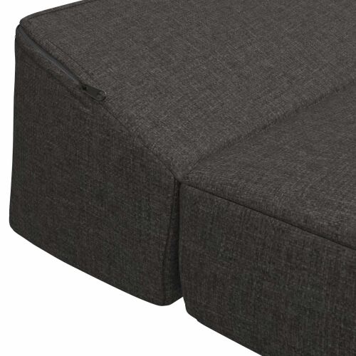 Sofa na razvlačenje Tamnosiva 200 x 70 x 10 cm Tkanina - Tamnosiva 200 x 70 x 10 cm Tkanina Cijena