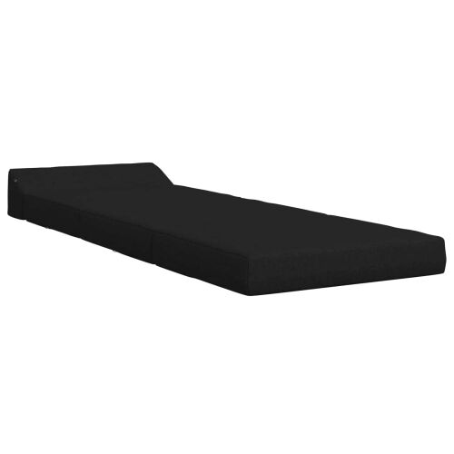 Sofa na razvlačenje Crna 200 x 70 x 10 cm Tkanina - Crna 200 x 70 x 10 cm Tkanina Cijena