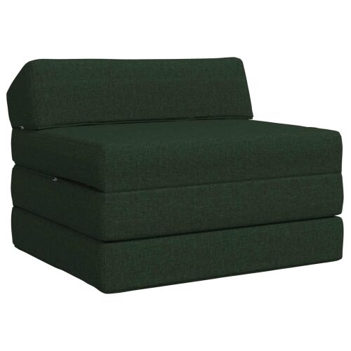 Sofa na razvlačenje Tamnozelena 200 x 70 x 10 cm Tkanina - Tamnozelena 200 x 70 x 10 cm Tkanina Cijena