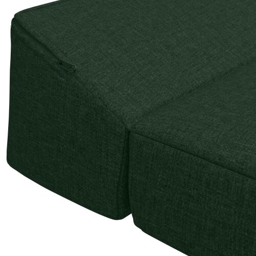 Sofa na razvlačenje Tamnozelena 200 x 70 x 10 cm Tkanina - Tamnozelena 200 x 70 x 10 cm Tkanina Cijena