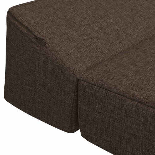 Sofa na razvlačenje Sivosmeđa 200 x 70 x 10 cm Tkanina - Sivosmeđa 200 x 70 x 10 cm Tkanina Cijena