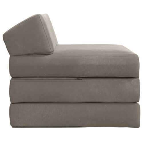 Sofa na razvlačenje Svjetlosiva 200 x 70 x 10 cm Baršun - Svjetlosiva 200 x 70 x 10 cm Baršun Cijena