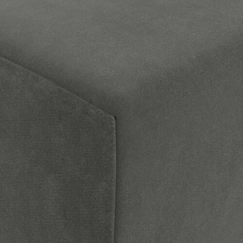 Sofa na razvlačenje Tamnosiva 200 x 70 x 10 cm Baršun - Tamnosiva 200 x 70 x 10 cm Baršun Cijena