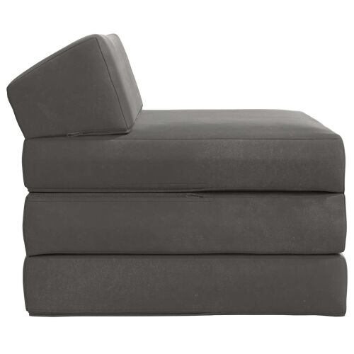 Sofa na razvlačenje Tamnosiva 200 x 70 x 10 cm Baršun - Tamnosiva 200 x 70 x 10 cm Baršun Cijena