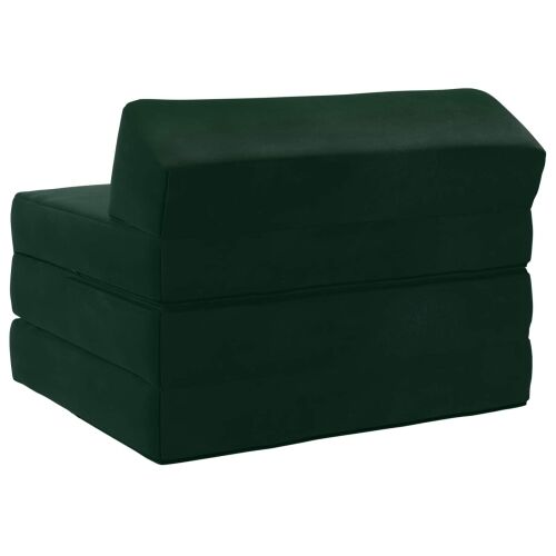 Sofa na razvlačenje Tamnozelena 200 x 70 x 10 cm Baršun - Tamnozelena 200 x 70 x 10 cm Baršun Cijena