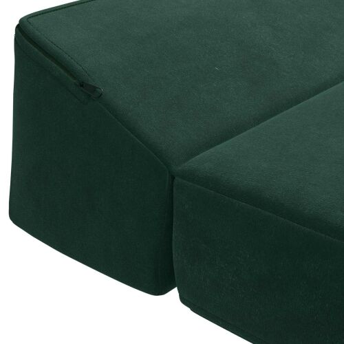 Sofa na razvlačenje Tamnozelena 200 x 70 x 10 cm Baršun - Tamnozelena 200 x 70 x 10 cm Baršun Cijena