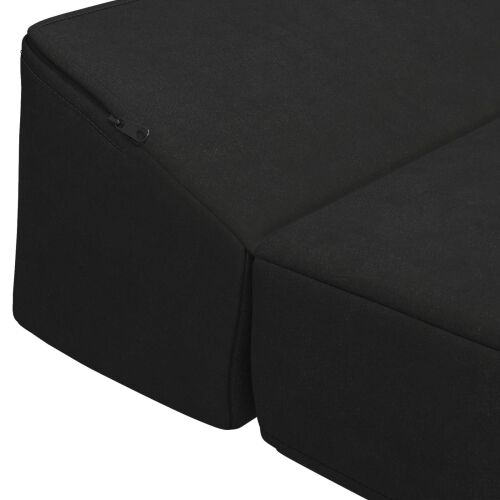 Sofa na razvlačenje Crna 200 x 70 x 10 cm Baršun - Crna 200 x 70 x 10 cm Baršun Cijena
