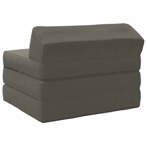Sofa na razvlačenje Svjetlosiva 200 x 70 x 10 cm - Svjetlosiva 200 x 70 x 10 cm Baršunasta tkanina Cijena