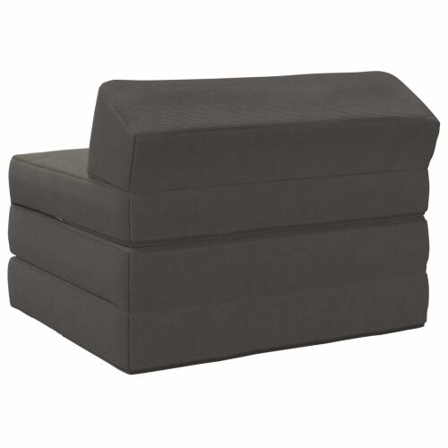 Sofa na razvlačenje Tamnosiva 200 x 70 x 10 cm Kordura tekstil - Tamnosiva 200 x 70 x 10 cm Baršunasta tkanina Cijena