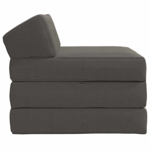 Sofa na razvlačenje Tamnosiva 200 x 70 x 10 cm Kordura tekstil - Tamnosiva 200 x 70 x 10 cm Baršunasta tkanina Cijena