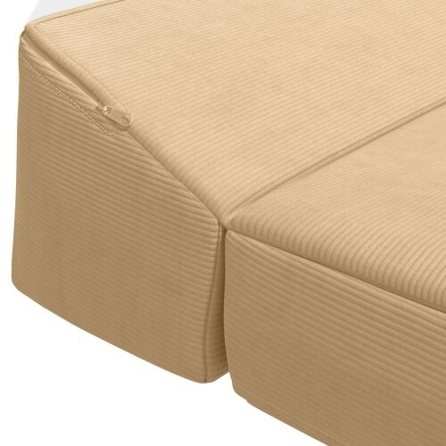 Sofa na razvlačenje Svijetlozeleni sivi 200 x 70 x 10 cm - Svijetlo zelena siva 200 x 70 x 10 cm Baršunasta tkanina Cijena