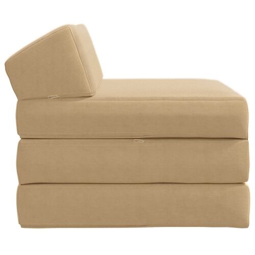Sofa na razvlačenje Svijetlozeleni sivi 200 x 70 x 10 cm - Svijetlo zelena siva 200 x 70 x 10 cm Baršunasta tkanina Cijena