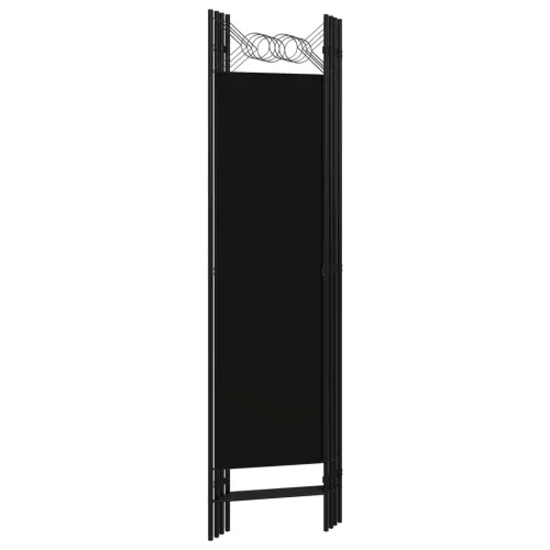 Paravan - Sobna pregrada s 4 panela crna 160 x 180 cm - Crna 4 Cijena