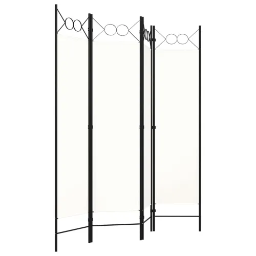 Paravan - Sobna pregrada s 4 panela bijela 160 x 180 cm - Bijela 4 1 Bijela Cijena
