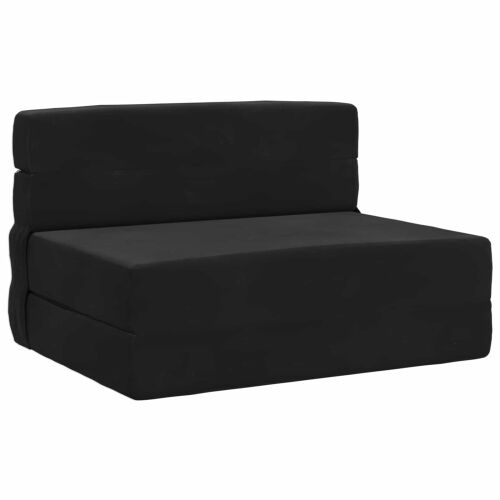 Sofa na razvlačenje Crna 70 x 72 x 60 cm Tkanina - Crna Baršun Cijena