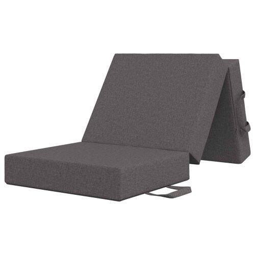 Sofa na razvlačenje 75 x 63 x 45 cm Svjetlosiva - Svjetlosiva 190 x 75 x 15 cm Tkanina Cijena