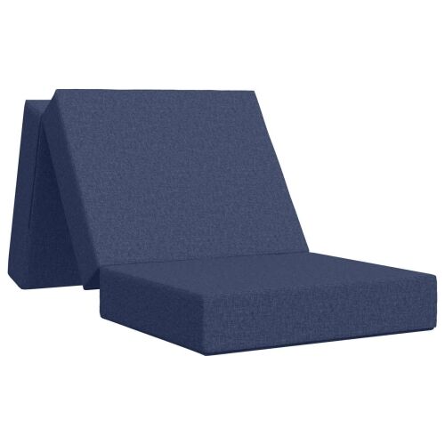 Sofa na razvlačenje 75 x 63 x 45 cm Plava - Plava 190 x 75 x 15 cm Tkanina Cijena