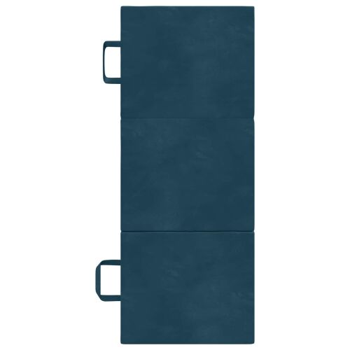 Sofa na razvlačenje 75 x 63 x 45 cm Plava - Plava 190 x 75 x 15 cm Baršun Cijena