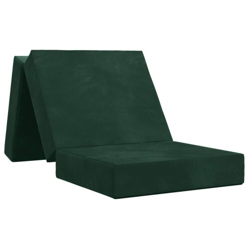 Sofa na razvlačenje 75 x 63 x 45 cm Tamnozelena - Tamnozelena 190 x 75 x 15 cm Baršun Cijena