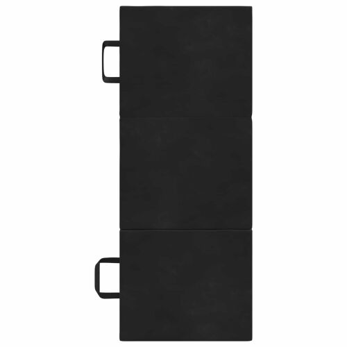 Sofa na razvlačenje 75 x 63 x 45 cm Crna - Crna 190 x 75 x 15 cm Baršun Cijena