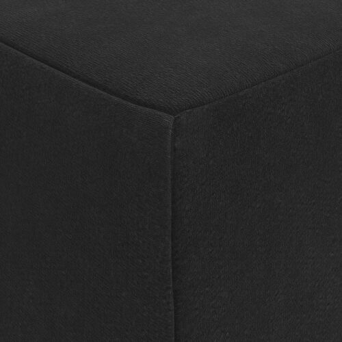 Sofa na razvlačenje 75 x 63 x 45 cm Crna - Crna 190 x 75 x 15 cm Baršun Cijena